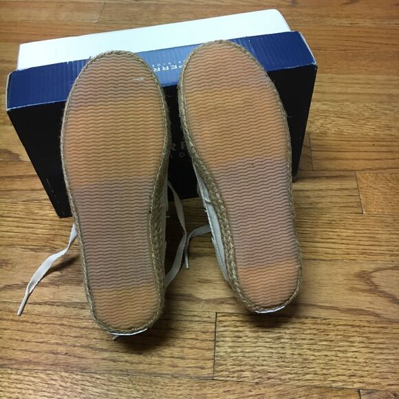 Sperry Girls Shoes Size 1.5M 1.5 M Gold Sparkle Top-Sider New in Box - Picture 4 of 4